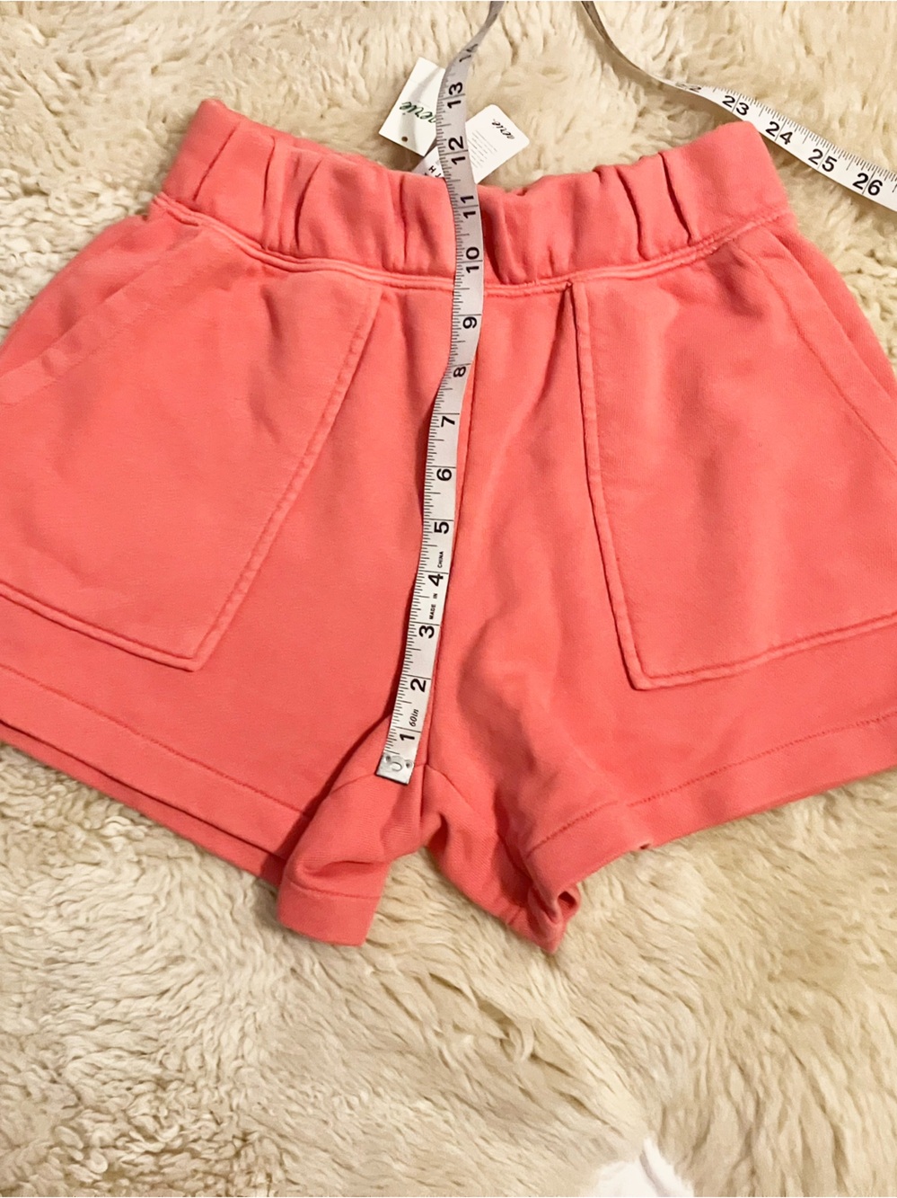NWT Aerie Go-To Fleece Short in Rusty Peach Sz XS - Picture 7 of 11